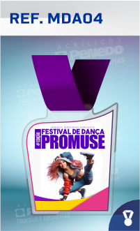 Medalha de Acrílico