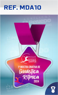 Medalha de Acrílico