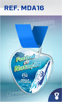 Medalha de Acrílico