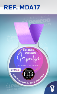Medalha de Acrílico