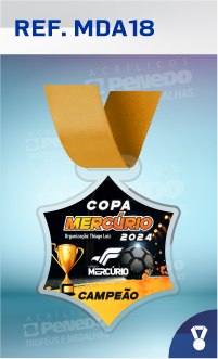 Medalha de Acrílico