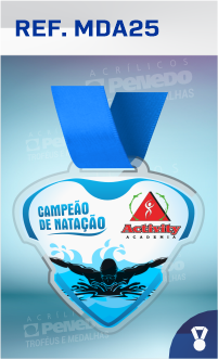 Medalha de Acrílico