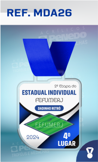 Medalha de Acrílico